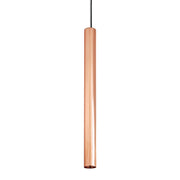New York Tall Tube Black | White | Chrome | Copper Spazio LED Pendant Light - Lighting.co.za