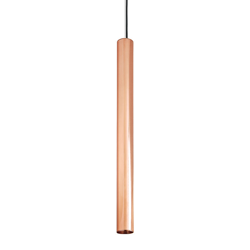 New York Tall Tube Black | White | Chrome | Copper Spazio LED Pendant Light - Lighting.co.za