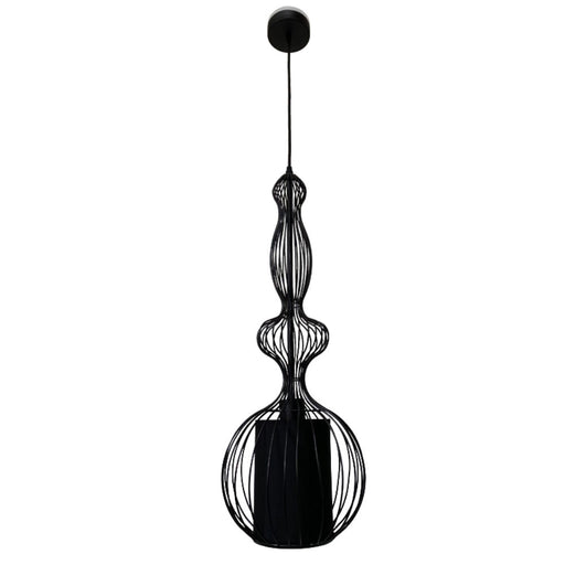 Tokyo 4 Long Black Wire Shade Pendant Light - Lighting.co.za