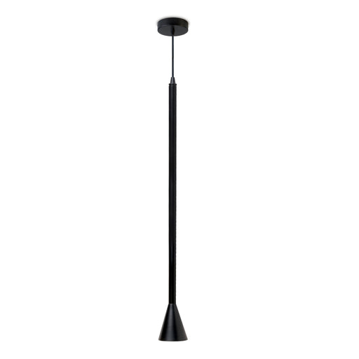 Torre Black | White GU10 Slim Flute Pendant Light 2 Sizes - Lighting.co.za