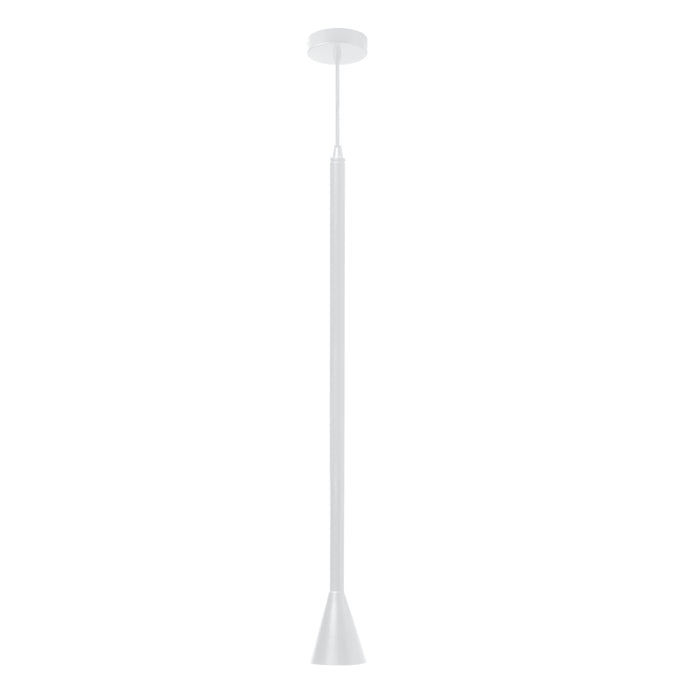 Torre Black | White GU10 Slim Flute Pendant Light 2 Sizes - Lighting.co.za