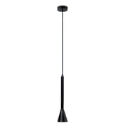 Torre Black | White GU10 Slim Flute Pendant Light 2 Sizes - Lighting.co.za