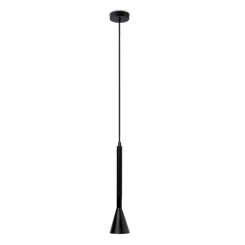 Torre Black | White GU10 Slim Flute Pendant Light 2 Sizes - Lighting.co.za