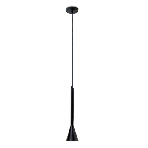 Torre Black | White GU10 Slim Flute Pendant Light 2 Sizes - Pendant - Lighting.co.za
