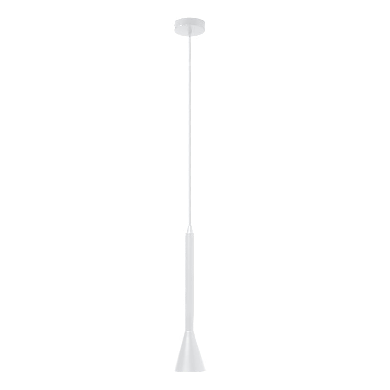 Torre Black | White GU10 Slim Flute Pendant Light 2 Sizes - Lighting.co.za