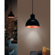 Truro Royale Small Black and Copper Some Pendant Light - Lighting.co.za