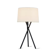 Twigs Black Tripod with Shade Spazio Table Lamp - Lighting.co.za