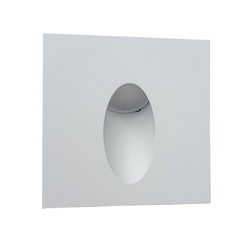 Uno Square White or Brushed Silver 1 Watt LED Step Light - Lighting.co.za