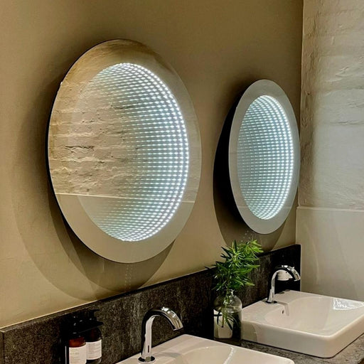 Infinity Round LED Bathroom Mirror Wall Light - Lighting.co.za