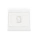 White 1 Lever 1 Way Light Switch – 4 X 4