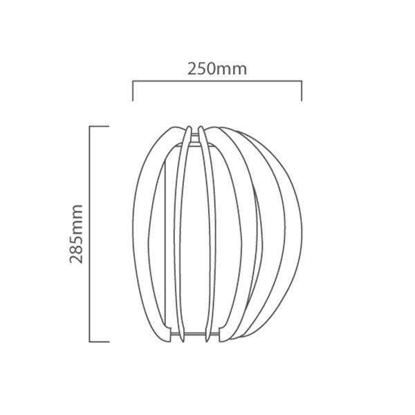 Stellato Natural Maple Wood and White Glass Wall Light - Lighting.co.za