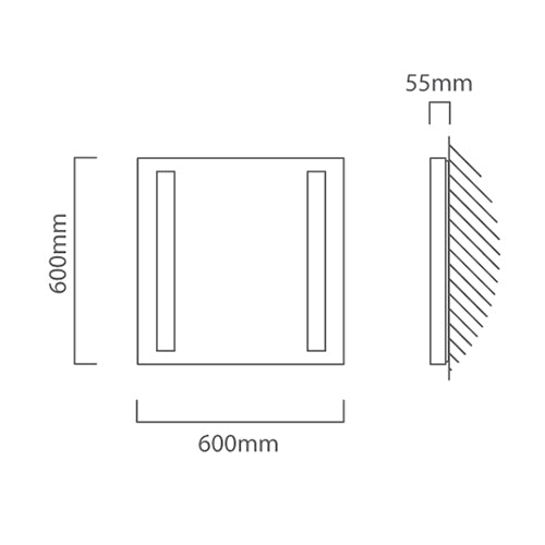 Avanza LED Bathroom Mirror Wall Light - Lighting.co.za