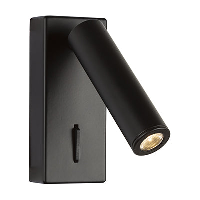 Ellia Black LED Bedside Reading Wall Light - Lighting.co.za