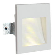 Gypsum 1W LED Square Recessed Wall Light 2 Options - Lighting.co.za