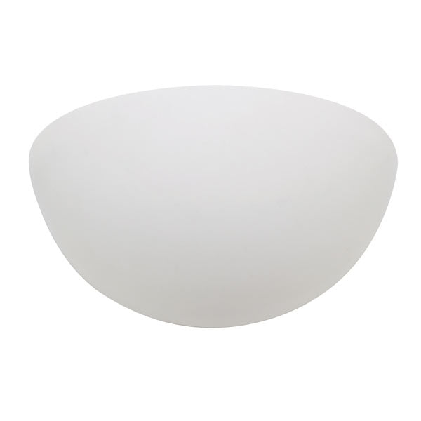 Gypsum White Half Round Wall Light - Lighting.co.za