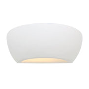 Gypsum White Half Round Wall Light 2 Options - Lighting.co.za