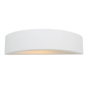 Gypsum White Half Round Single Or Tiered Wall Light - Lighting.co.za