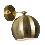 Newton Antique Brass Wall Light - Lighting.co.za