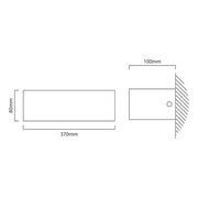 Lily White 12W | 15W LED Wall Light 2 Sizes - Lighting.co.za