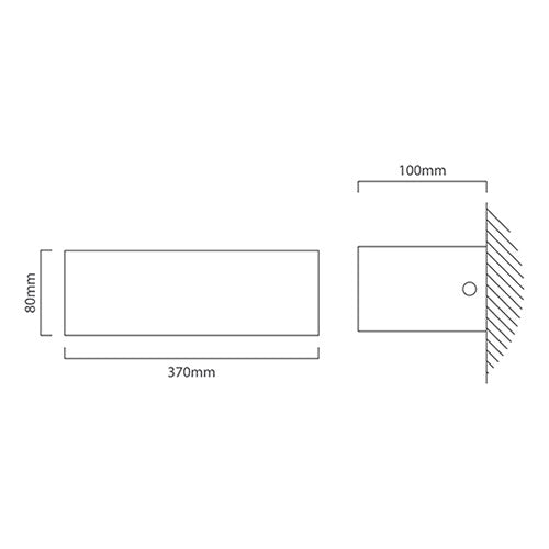 Lily White 12W | 15W LED Wall Light 2 Sizes - Lighting.co.za