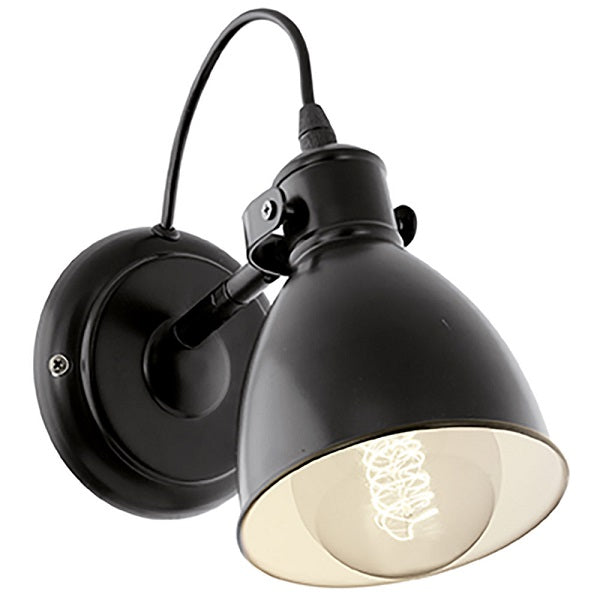 Priddy Black Wall Light - Lighting.co.za