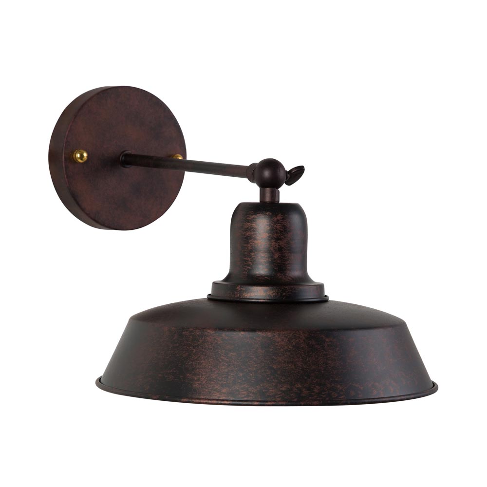 Farmhouse Antique Brown Wall Light — Lighting.co.za