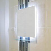 Ariana Rectangular LED Bathroom Mirror Wall Light with Shelf - Lighting.co.za