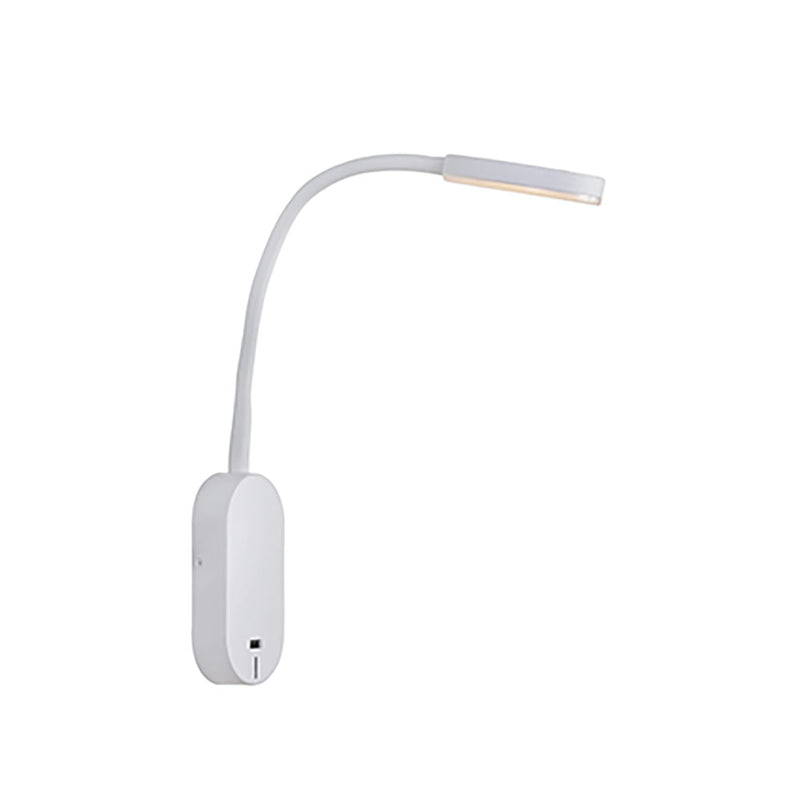Burj White 5 Watt LED Adjustable Bedside Reading Wall Light - Lighting.co.za
