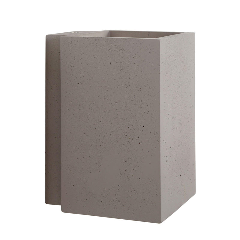 Cube Tall Concrete 7 Watt LED Outdoor Wall Light - Lighting.co.za