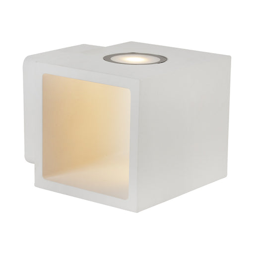 Cube Black Or White 14 Watt LED Wall Light - Lighting.co.za