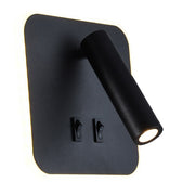 Noe Square LED Bedside Reading Wall Light With Back Light - Lighting.co.za