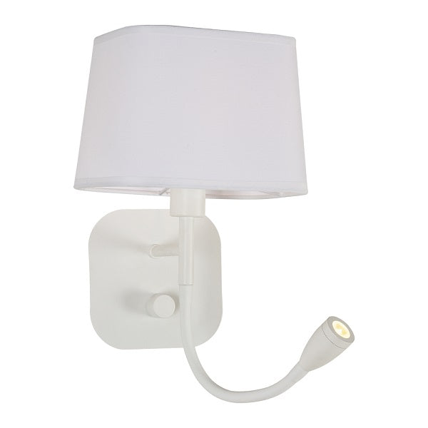 Polenka 2 Light Bedside Reading Wall Light - Lighting.co.za