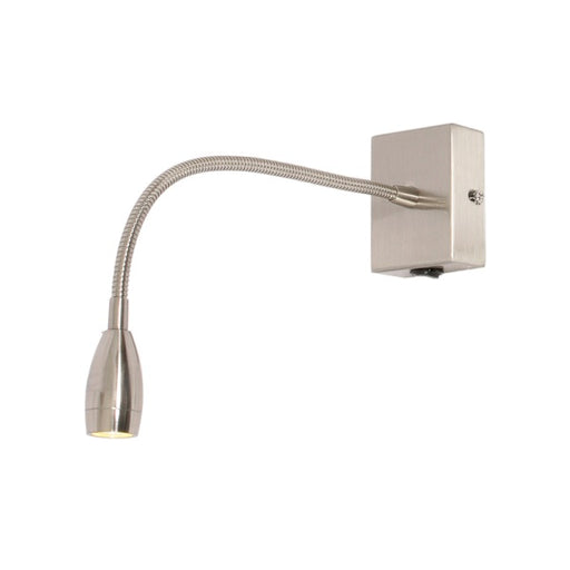 Emmi Chrome LED Bedside Reading Wall Light With Gooseneck Arm - Lighting.co.za