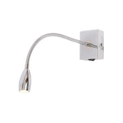 Emmi Chrome LED Bedside Reading Wall Light With Gooseneck Arm - Lighting.co.za