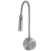Loft 3W LED Chrome Or Black Adjustable Bedside Reading Wall Light - Lighting.co.za