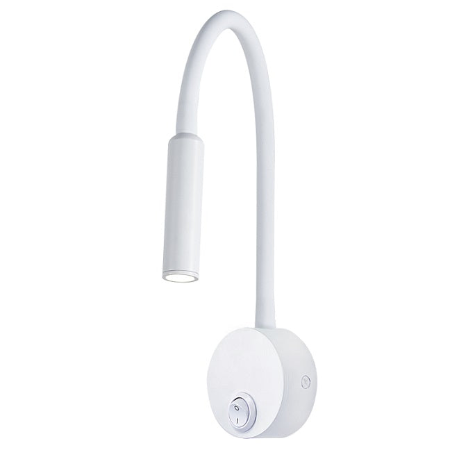 Loft 3W LED White Adjustable Bedside Reading Wall Light - Lighting.co.za