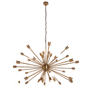 Supernova Bronze Or Black 40 Light Pendant Light - Lighting.co.za