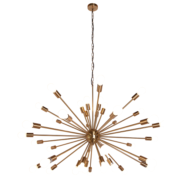 Supernova Bronze Or Black 40 Light Pendant Light - Lighting.co.za