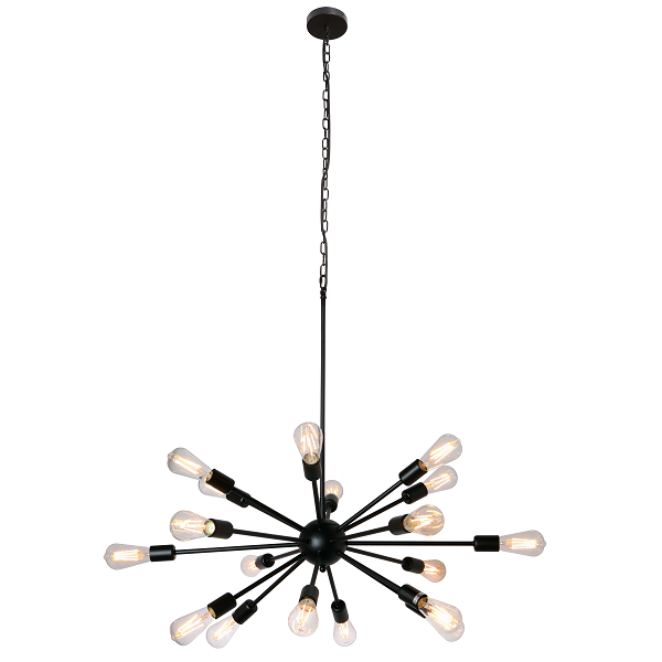 Supernova Bronze Or Black 18 Light Pendant Light - Lighting.co.za