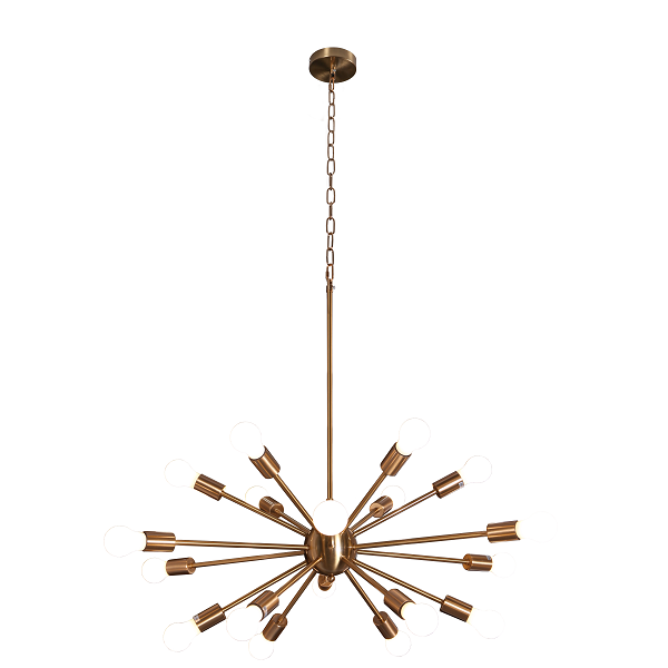 Supernova Bronze Or Black 18 Light Pendant Light - Lighting.co.za