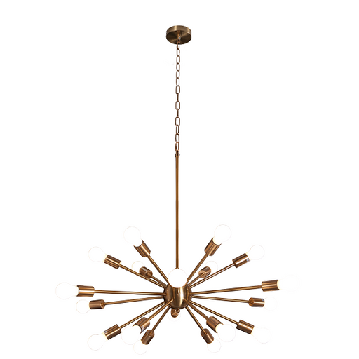 Supernova Bronze Or Black 18 Light Pendant Light - Lighting.co.za