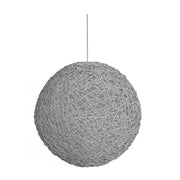 Abode Woven Resin String Ball Pendant Range Available In 3 Sizes - Lighting.co.za