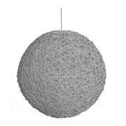 Abode Woven Resin String Ball Pendant Range Available In 3 Sizes - Lighting.co.za