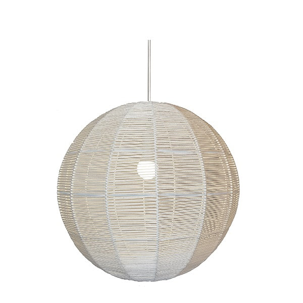 Woven Rope Sphere Pendant Light - Lighting.co.za