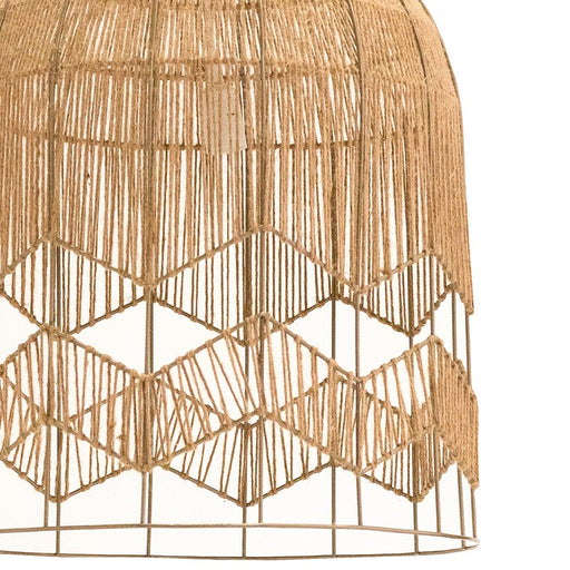 Zimbali Bodi Woven Natural Jute Pendant Light - Lighting.co.za