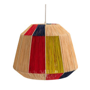 KH Natural Raffia Wrap Short Bell Pendant Light - Lighting.co.za