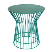 Alena Drum Metal Side Table Various Colours - Lighting.co.za