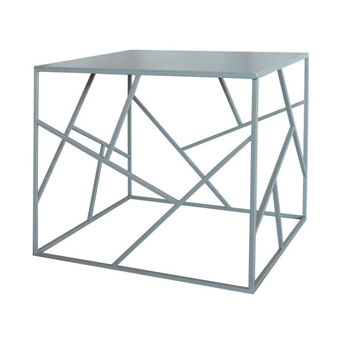 Twiggy Cube Geo Metal Side Table - Lighting.co.za