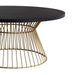 Bowie Black Gold Coffee Table - Lighting.co.za