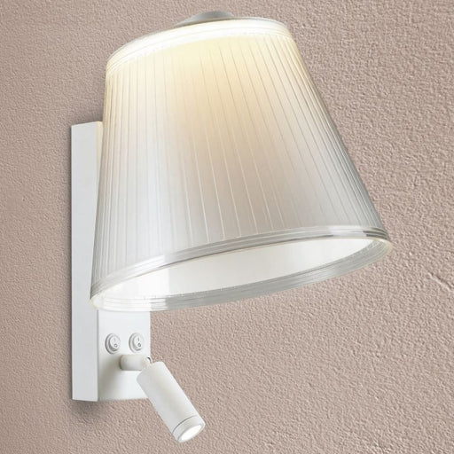 Ritz White 2 Light LED Spazio Bedside Reading Wall Light - Lighting.co.za